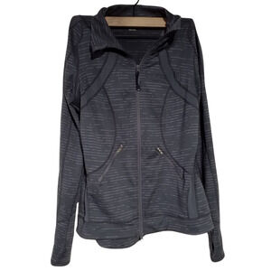 Zella Gray Full Zip Sweatshirt Jacket Women’s Size Large